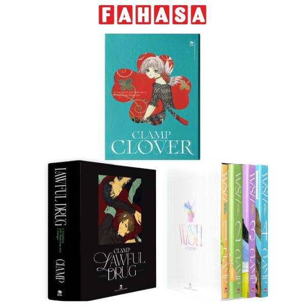 Combo Sinh Nhật - Boxset Clamp - Clover + Wish + Lawful Drug (Bộ 9 Cuốn)