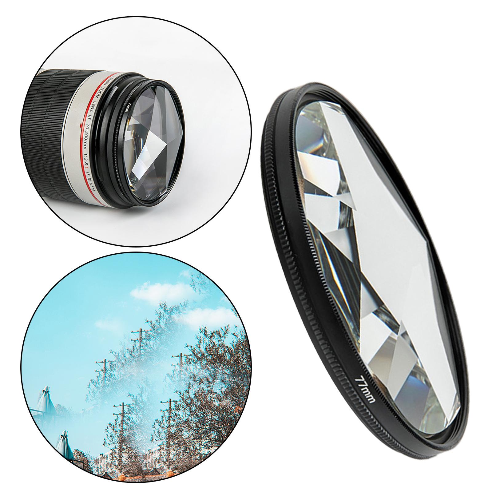 77mm Pentaprism Prism Special Effects Camera Filter Number of Subject