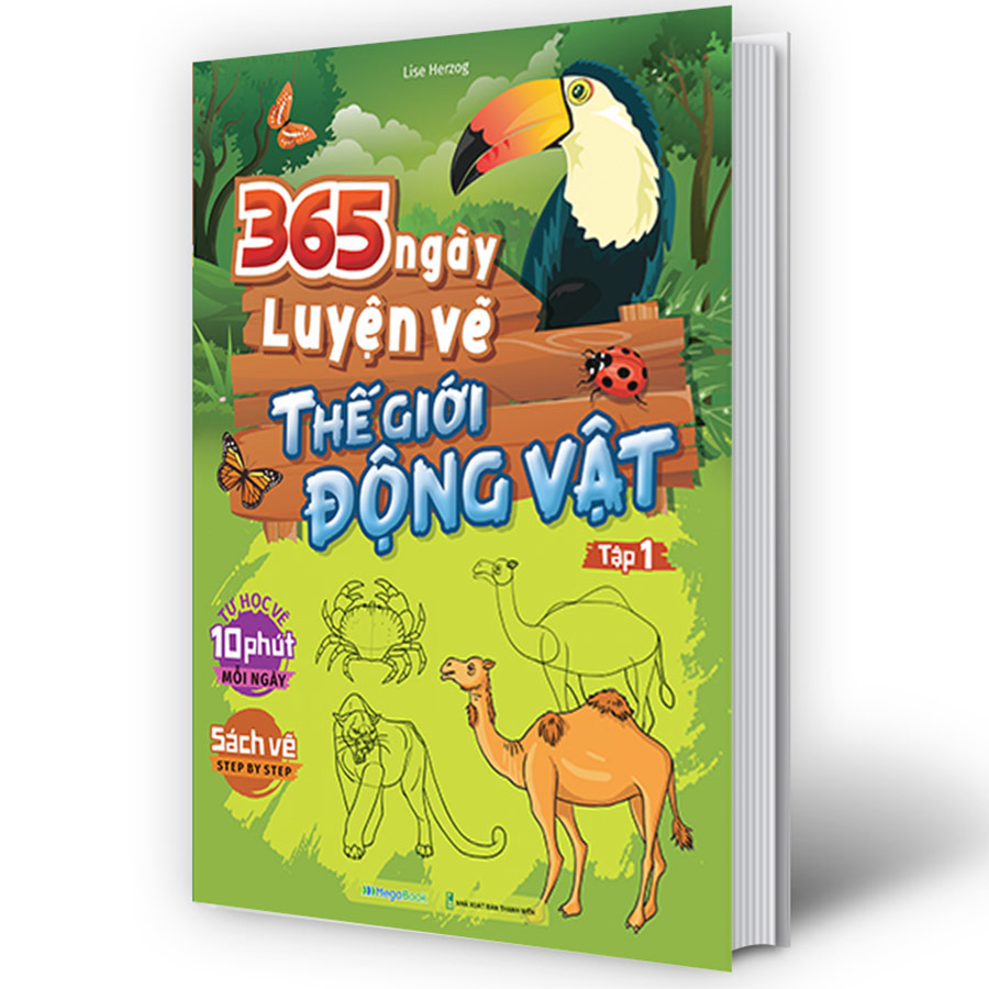 365 ngày luyện vẽ Thế Giới Động Vật - Tập 1