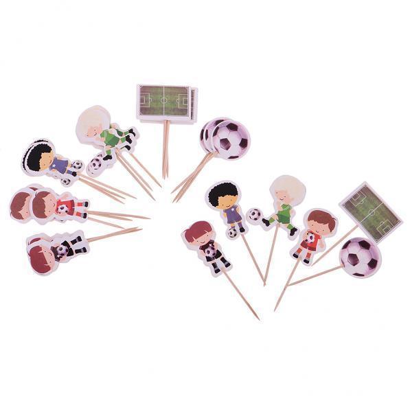 2x24 Pieces Cupcake Picks Cake Toppers Party Favors Decoration