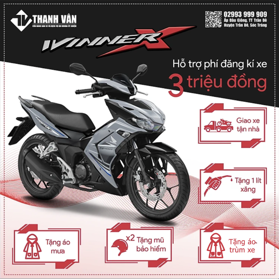 Xe Máy Honda Winner X 2023 (bản tiêu chuẩn)