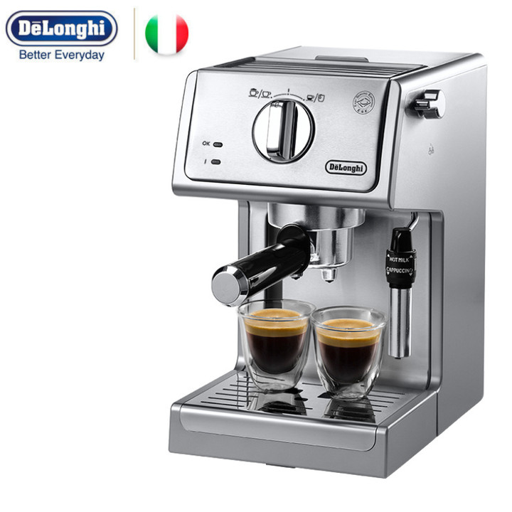 Máy pha cà phê tự động chuyện dụng cho các quán cà phê thương hiệu cao cấp Delonghi ECP36.31 Công suất 1100 (W) dung tích 1,1 lít - Hàng nhập khẩu