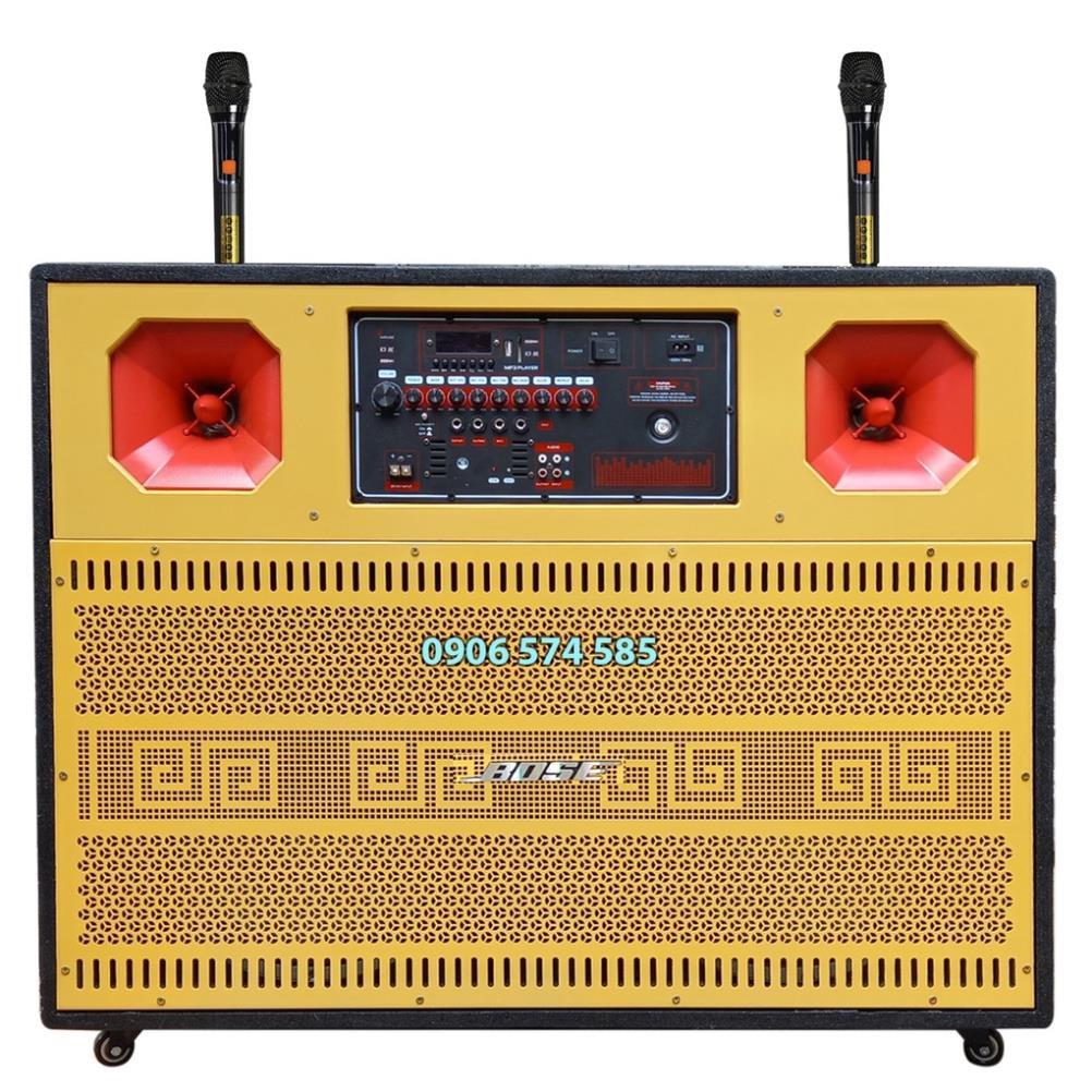 Loa kéo khủng bass 4 tấc đôi công suất cực mạnh, Loa kéo bình 4 tấc đôi có reverb