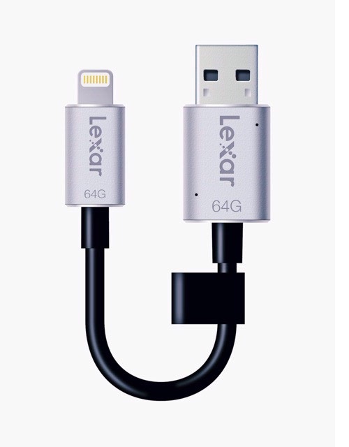 USB 3.0 Lexar 64GB Lightning Jumpdriver C20i for iOS devices