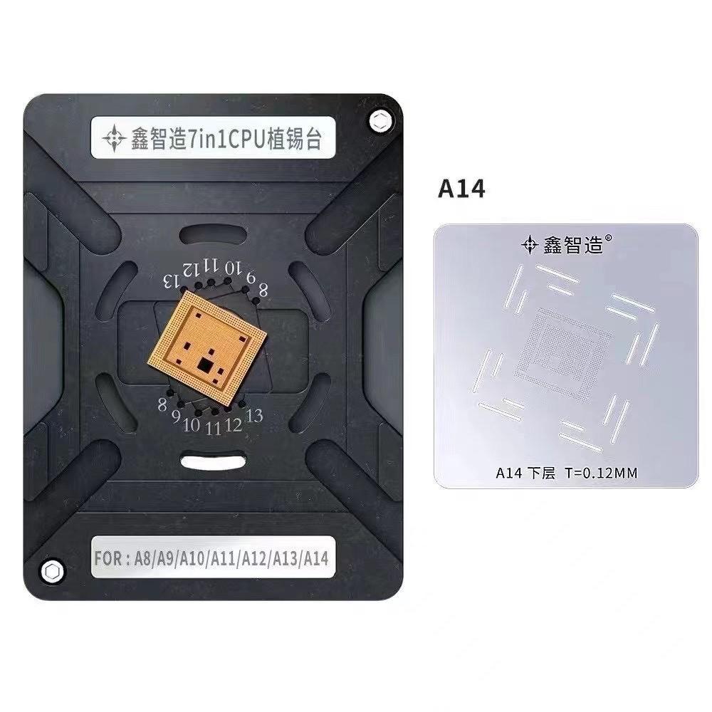 Bộ làm chân CPU cho iPhone từ A8 đến A15 XINZHIZAO V10 (cặp chồng)