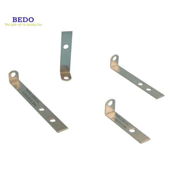 100c Ke chữ L bắt chữ nổi cách tường, ke cách chữ hắt led. Ứng dụng cho chữ inox, nhôm, alu, mica, fomex