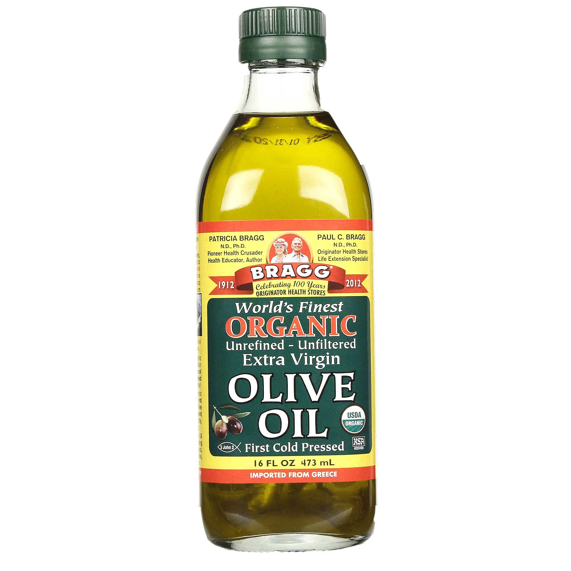 Dầu Olive hữu cơ ép lạnh nguyên chất Extra Virgin - Bragg