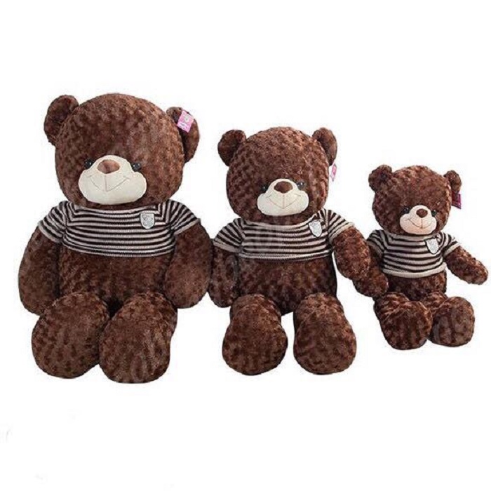 Gấu bông teddy cao cấp khổ vải 80cm cao 60cm