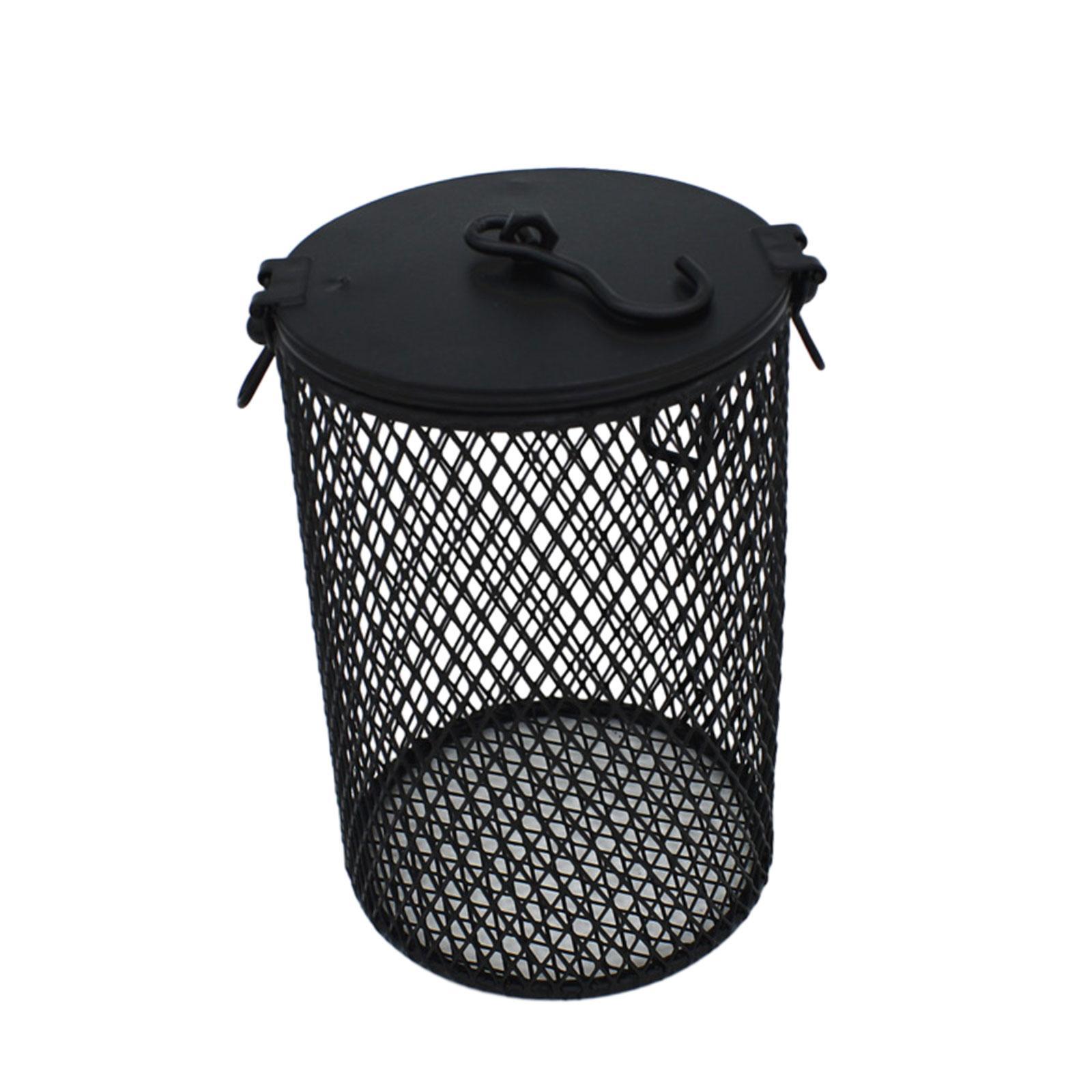 Reptile Heater Guard Reptile Lamp Cover Protection Reptile Lampshade Tortoise Iron Habitats Amphibian Turtle Heat Mesh Cage