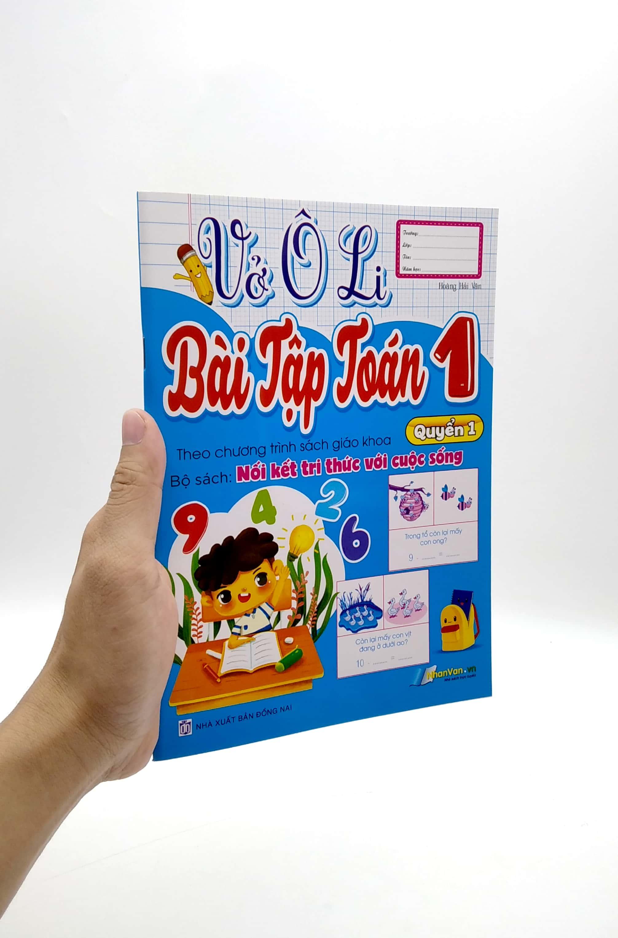 Vở Ô Li Bài Tập Toán 1 - Quyển 1 (Theo Kết Nối Tri Thức Với Cuộc Sống)