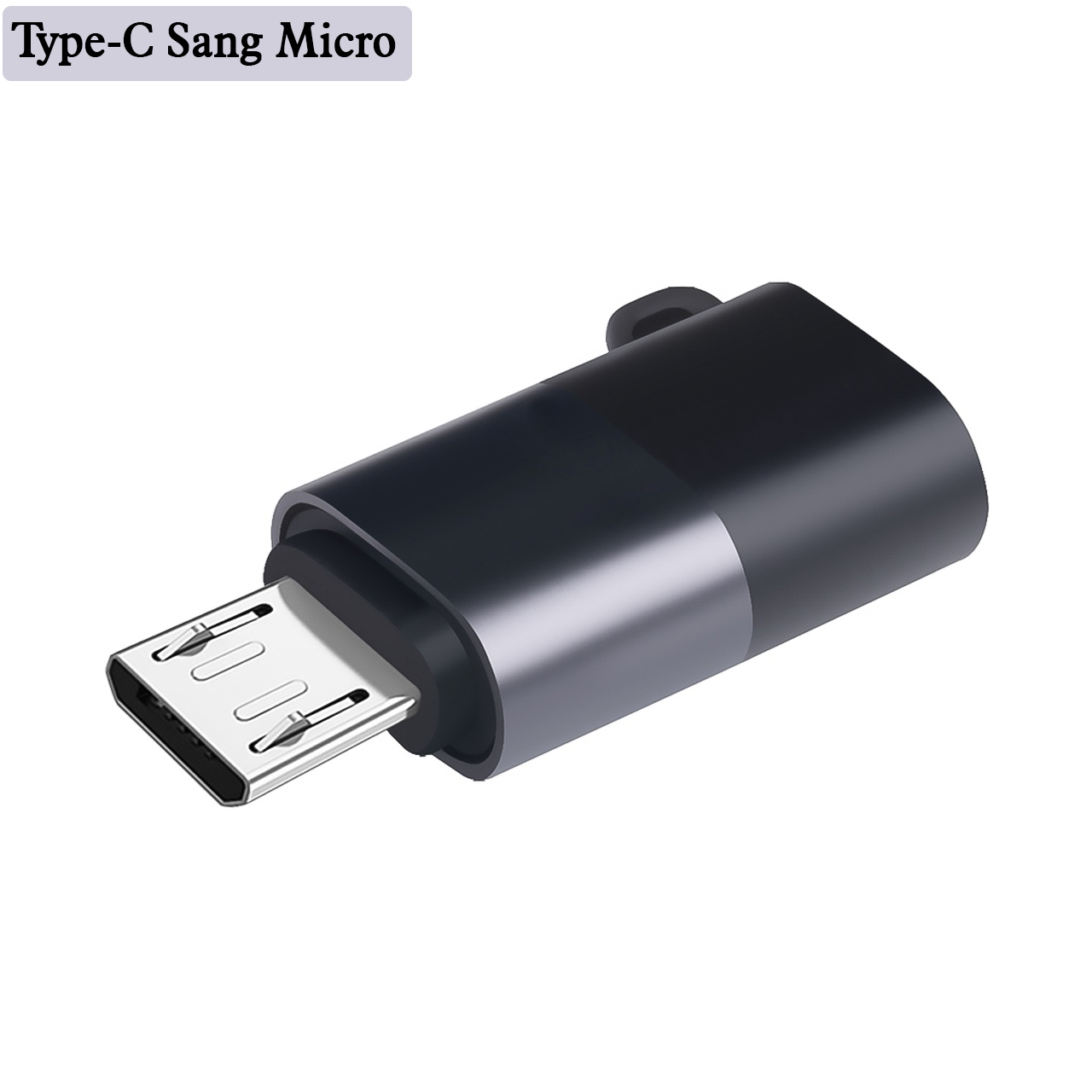 Đầu Chuyển Type C Sang Micro USB, Lighttling Cho Micro Thu Âm Làm Vlog Livestream Youtube Tiktok - Hàng Chính Hãng