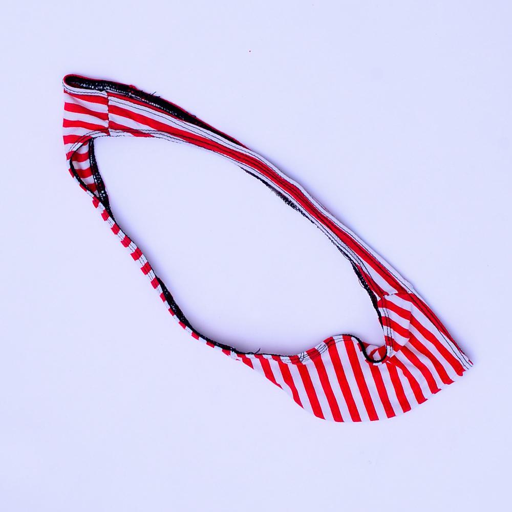 2-3pack Men's Sexy G-string Underwear T-back Thongs Briefs Red White Striped