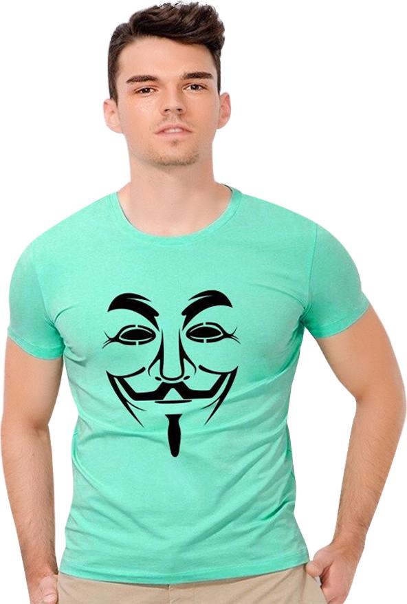 Áo Thun Nam Cổ Trần Tay Ngắn Anonymous