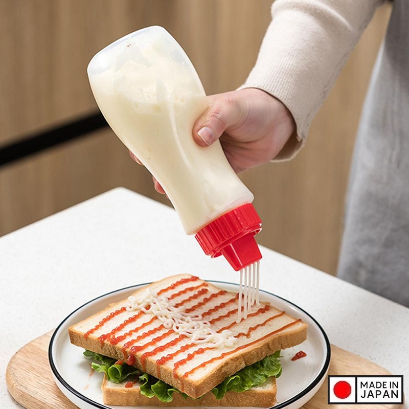 Chai đựng nước sốt Nakaya 380ml - Hàng nội địa Nhật Bản nhập khẩu chính hãng