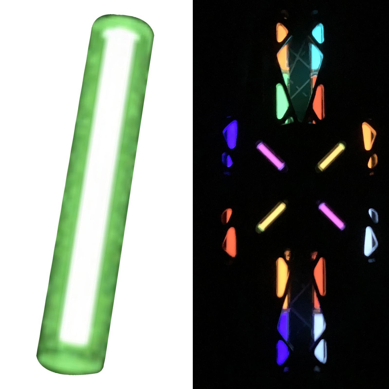 3 Pieces 1.5x6mm Glass Luminous Tube, Not Tube ,Emergency Lights ,Self Luminous Light Tube ,Rare Earth Luminous Stick for Outdoor Accessories