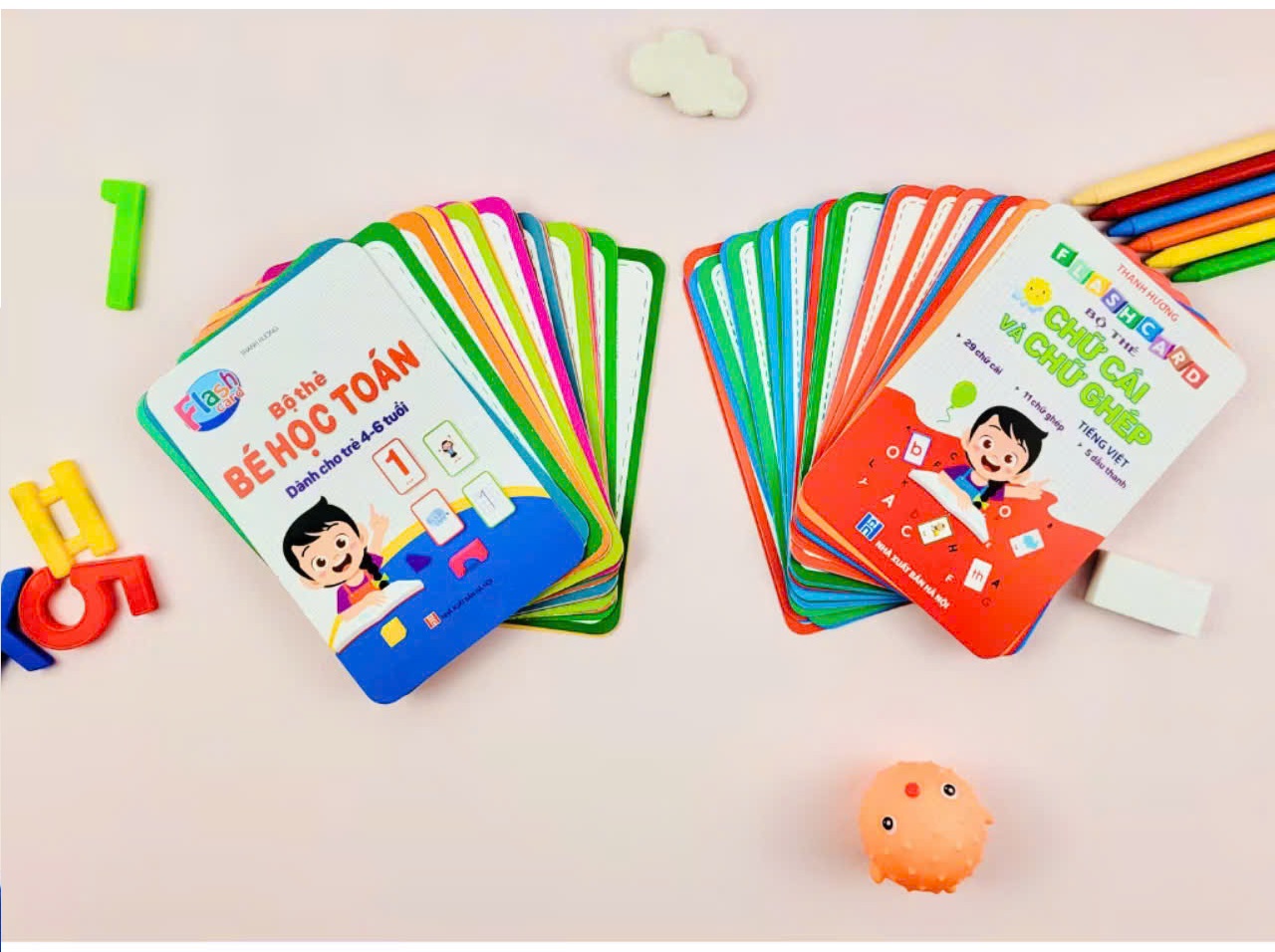 Flashcard - Bộ Thẻ Bé Học Toán - Dành Cho Trẻ 4 - 6 Tuổi