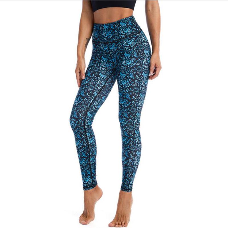 Pluz Size Nữ In Hình Yoga Quần Legging Thể Dục Quần Tập Gym Quần Chạy Bộ Nữ Quần Dài Tập Luyện Nữ Quần Activwwear Co Giãn