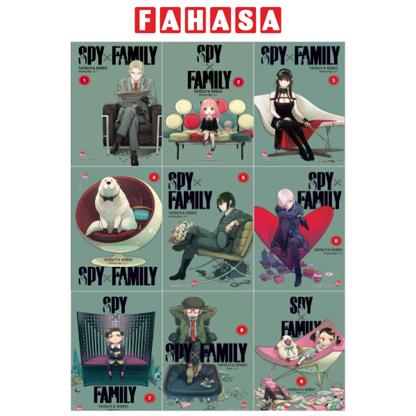 Combo Manga - Spy X Family - Tập 1 - 9 (Bộ 9 Tập)