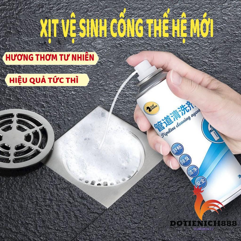 Bình xịt bọt vệ sinh đường ống cống, thoát nước, khử mùi hôi