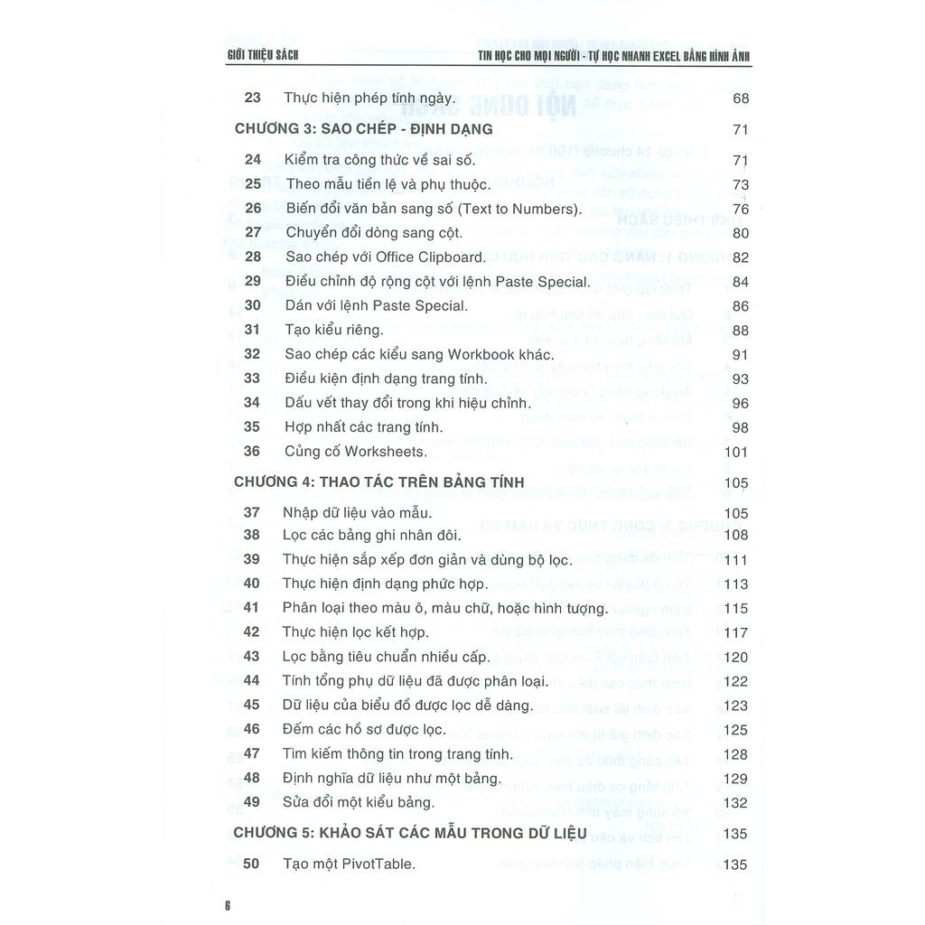 Tin Học Cho Mọi Người - Tự Học Nhanh Excel Bằng Hình Ảnh (Dùng Cho Các Phiên Bản 2021-2019-2016-2013)