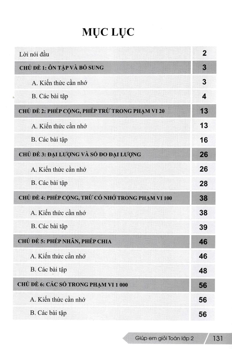 Giúp Em Giỏi Toán Lớp 2