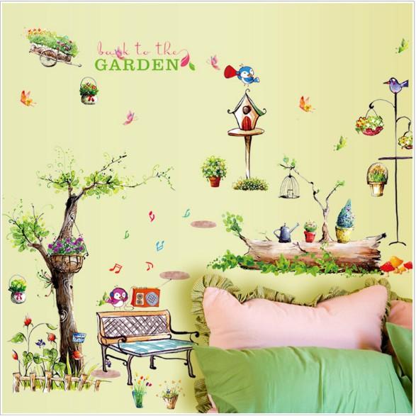 COMBO 2 TẤM DECAL TRANG TRÍ TƯỜNG TỰ CHỌN