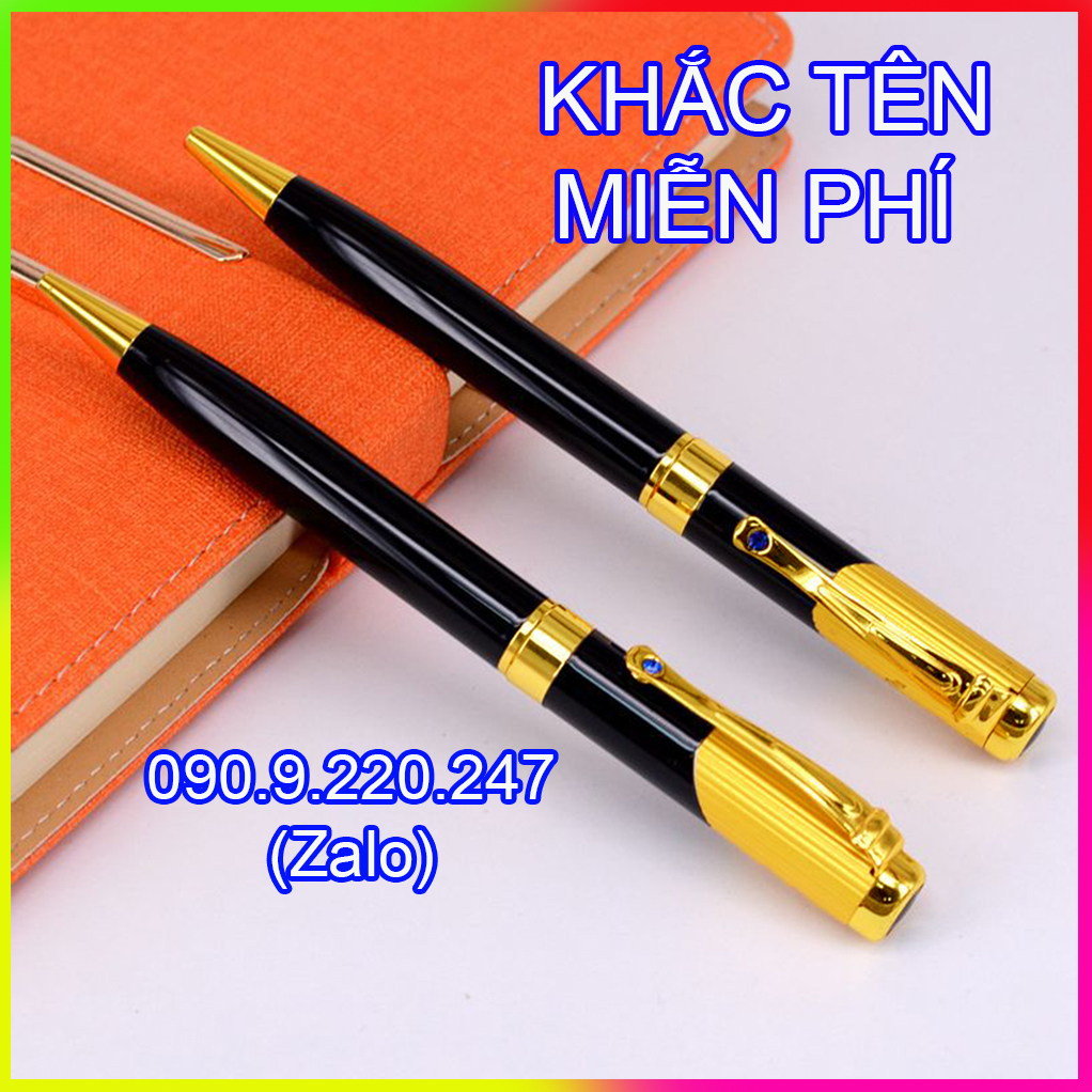 (Gift)Bút ký khắc tên cao cấp Doanh nhân LC008, mực mịn, đều ở mọi góc nghiêng