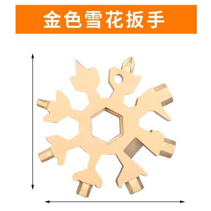 Móc Khóa Hình Bông Tuyết Đa Năng Tiện Dụng