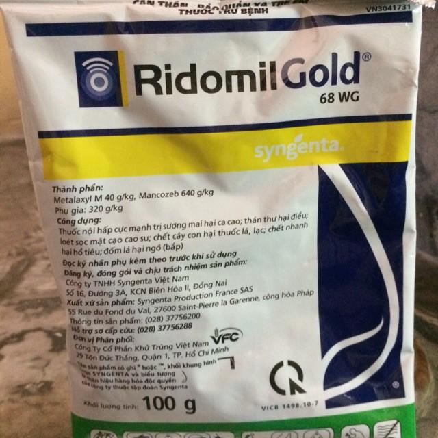 Chế Phẩm RIDOMIL 100g Trừ Nấm &amp; Sương Mai Trên Cây Trồng