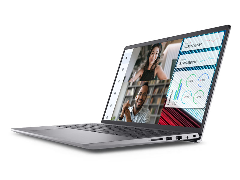 Laptop Dell Vostro 3520 V5I3614W1 (Intel Core i3-1215U | 8GB | 256GB | Intel UHD | 15.6 inch FHD | Win 11 | Office | Xám) - Hàng Chính Hãng