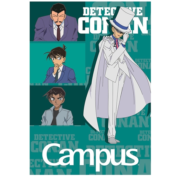 Vở Campus Conan Kaitou Kid 200 Trang - 4 Ly Ngang - NB-BCKK200 (Lốc 5 Cuốn) - Mẫu 1