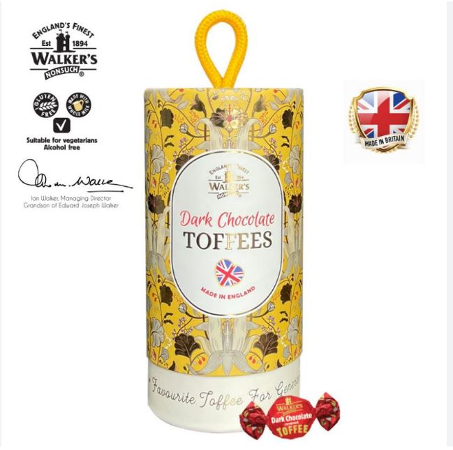 Kẹo bơ sữa Walker's Toffees Anh 150g - Vị socola đắng