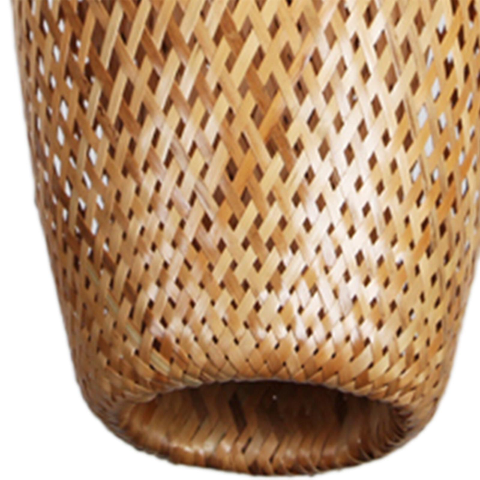 Hand Woven Bamboo Pendant Light Chandelier for Dining Room Decoration