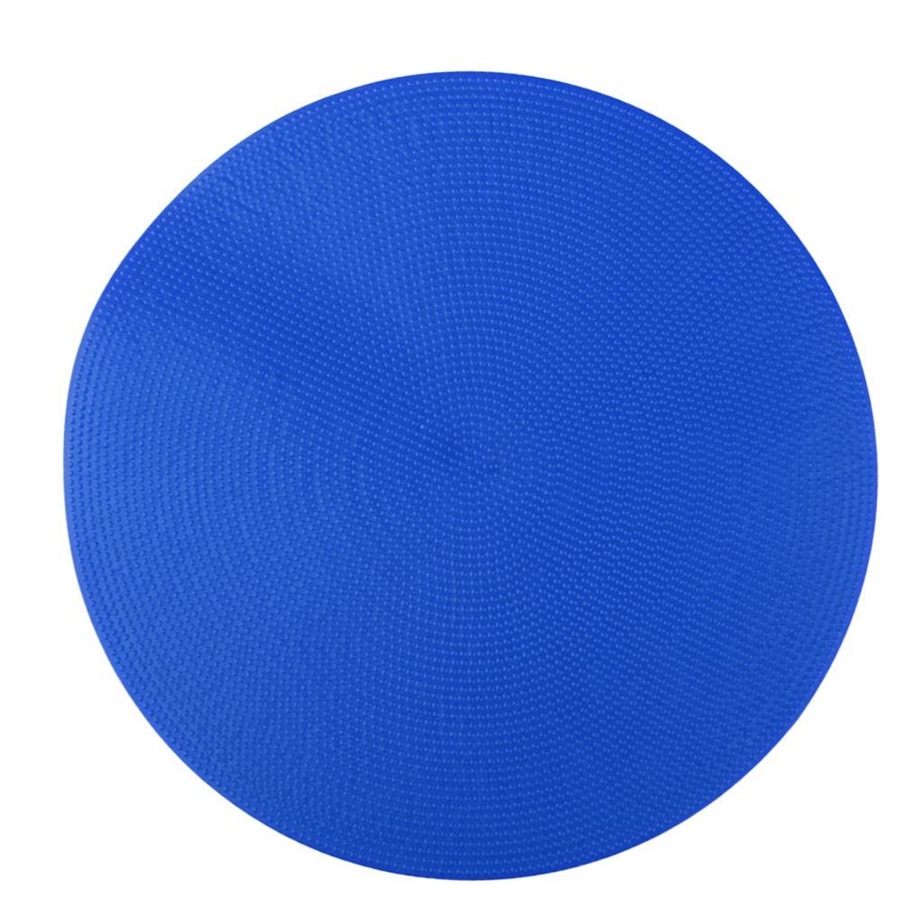 10PCS Round PVC Flat Training Spot Markers Soccer Flat Cones Blue&Yellow