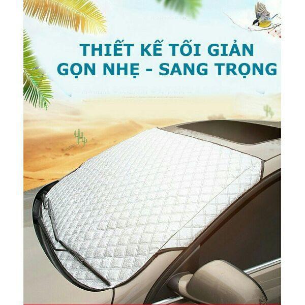 Tấm bạt phủ kính lái 4 lớp tráng nhôm chống nóng cao cấp