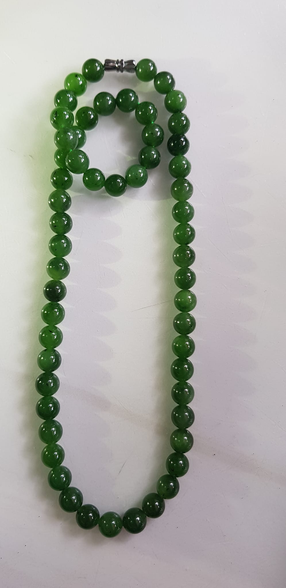 Vòng chuỗi đeo cổ Nữ mới đẹp Đá ngọc jade hay ngọc phật xanh tự nhiên  Size 8mm màu xanh ngọc bích bóng sang đẹp hợp mệnh thủy mộc hỏa Quà tặng ý nghĩa cho Mẹ, mình và người thân ý nghĩa ạ