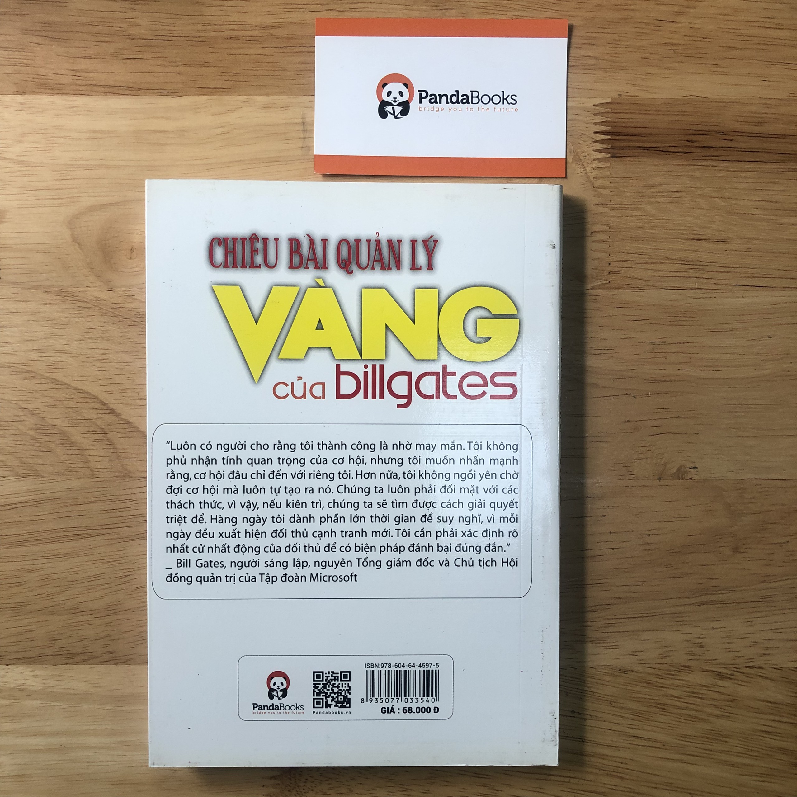 Chiêu Bài Quản Lý Vàng Của Bill Gates