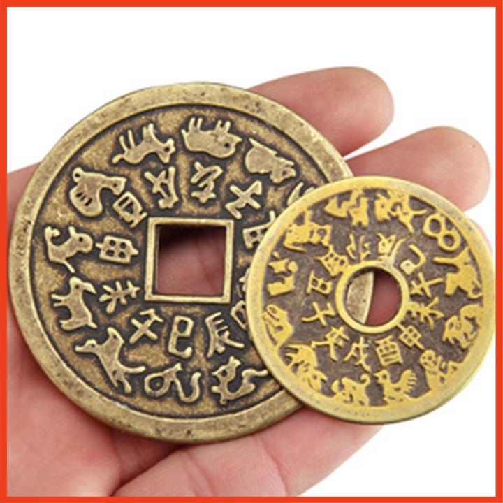 Đồng xu Thái Tuế - tiền áp tuế bằng đồng -