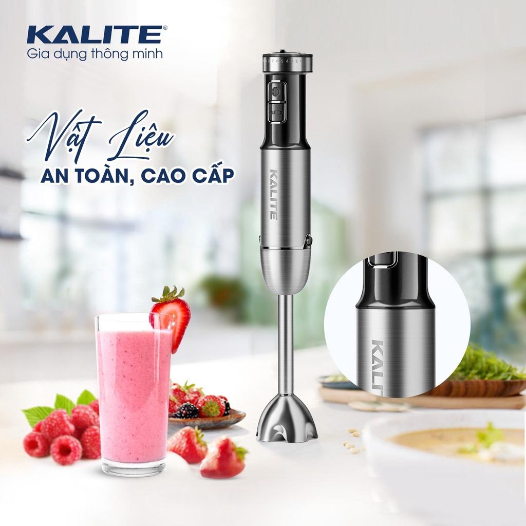 Máy xay sinh tố cầm tay 500ml Kalite KEB4111 công suất 400W xay thịt, xay hoa quả cực sắc bén, Hàng chính hãng