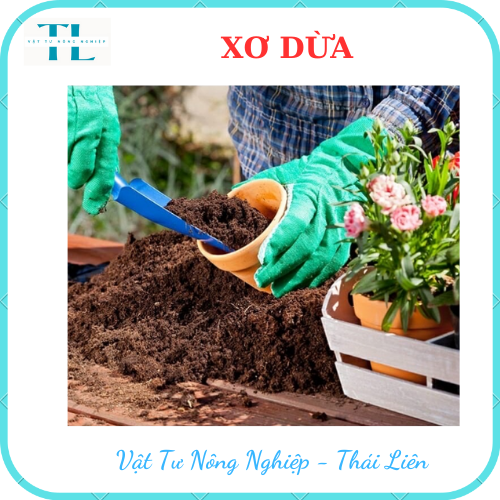 2 Kg Mụn Xơ Dừa Trồng Rau, Hoa Kiểng giá thể trồng cây - Ươm hạt giống, rau mầm