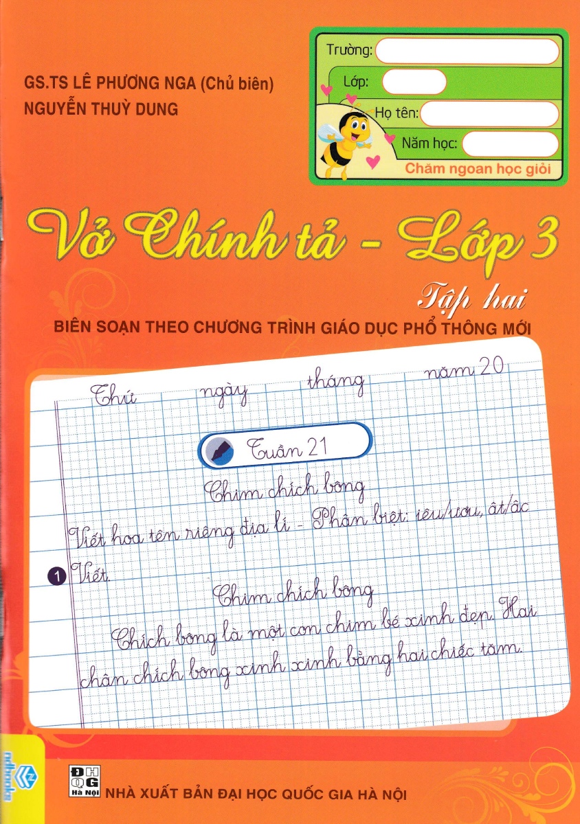 Vở Chính Tả Lớp 3 - Tập 2