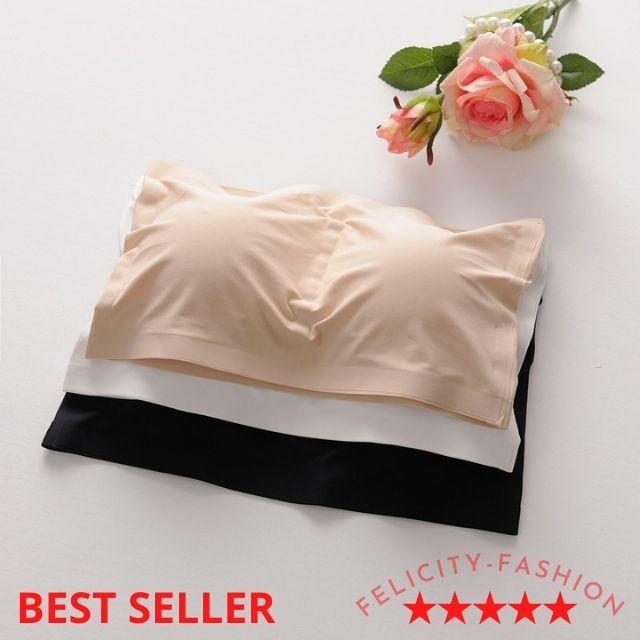 Áo Lót Nữ Croptop Su Trơn Sexy Quây Ngực (Che Tên Sp)