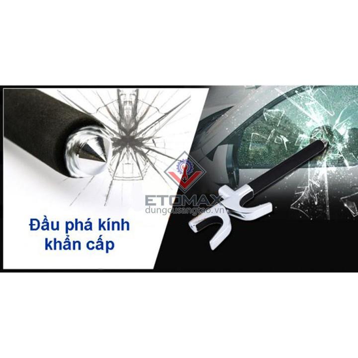 Khóa vô lăng trên ô tô kiêm búa phá kính V2