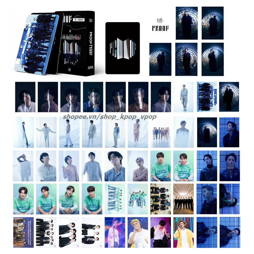 Bộ 55 Card BTS Lomo BTS PROOF 2022 (Đủ thành viên)