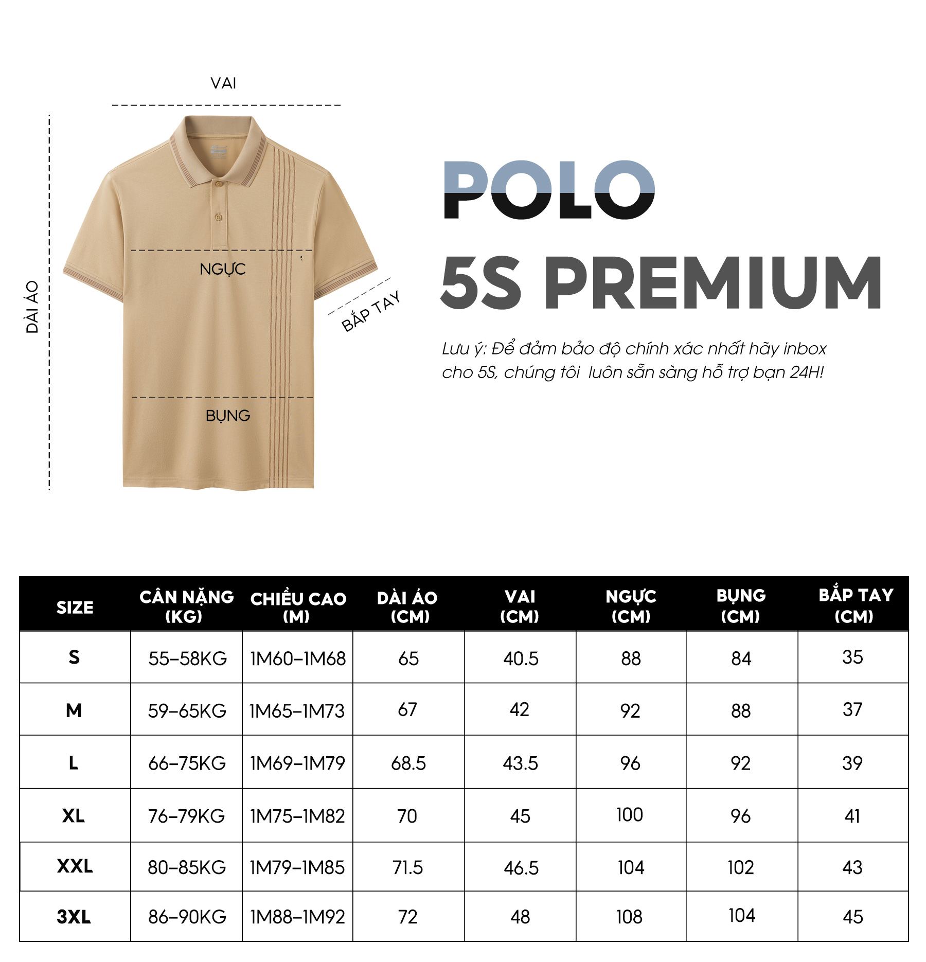 Áo Polo Nam 5S, Chất Liệu Viscose Kết Hợp Cotton Siêu Mát, Thấm Hút, Thiết Kế Lịch Lãm, Trẻ Trung