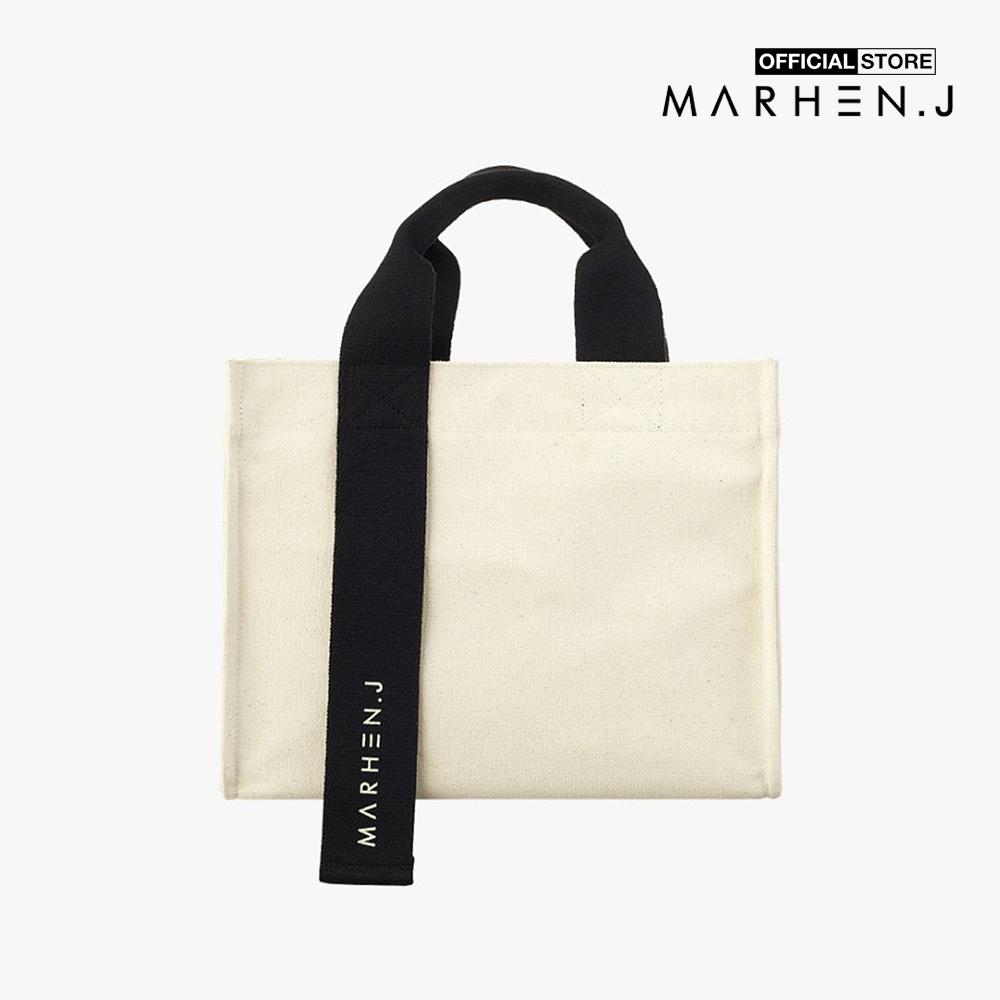 Marhen.J - Túi đeo vai chữ nhật vải bố Rico MJ18BRCO25-CV