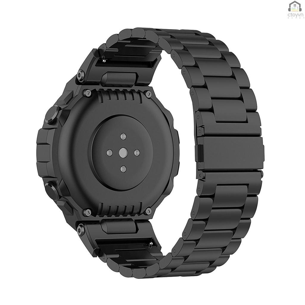 Dây đeo inox cho đồng hồ thông minh Huami Amazfit T-Rex T-Rex Pro