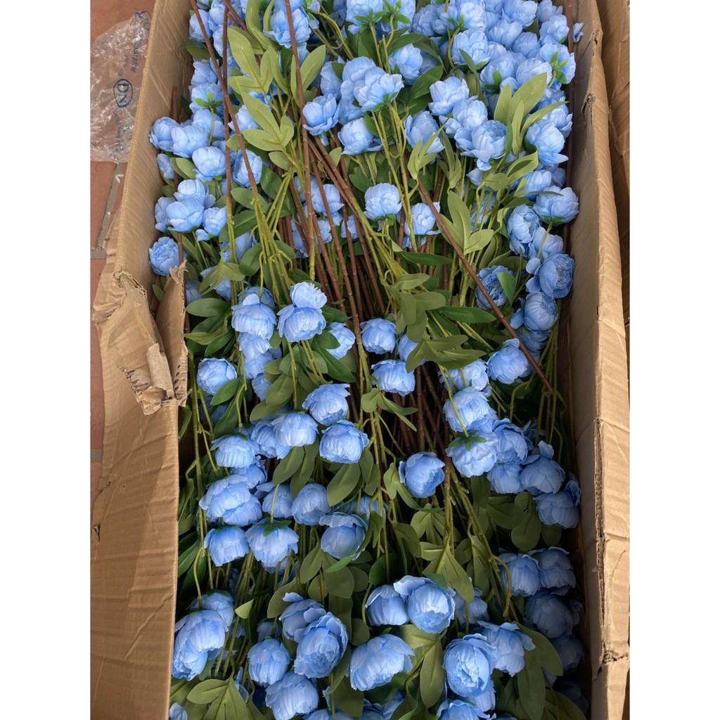 Cành Hoa Hồng 5 bông Giống thật 99%