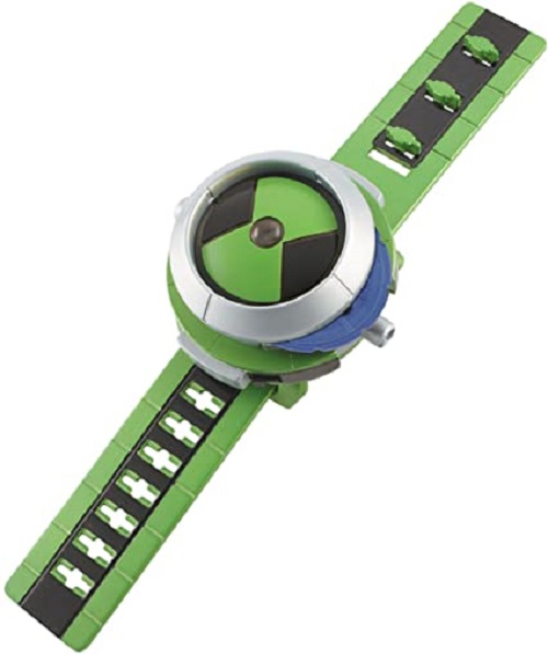 Đồng hồ ben10 với 3 thẻ bài chiếu 30 hình 3D cho bé