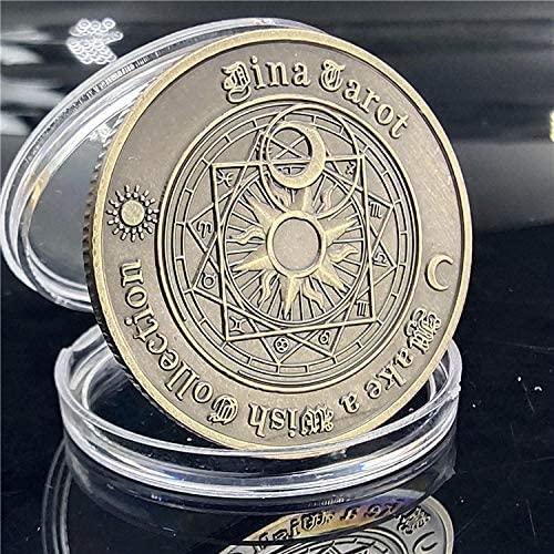 10pc Bói toán Bói toán Đồng xu kỷ niệm Chòm sao